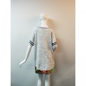 HELLGRAUER CARDIGAN MIT V-AUSSCHNITT RLWS0037F