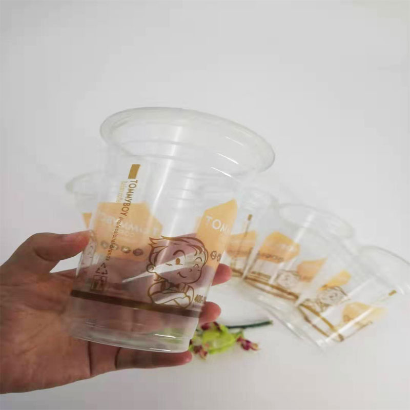 Lebensmittelqualität 16oz Custom Kunststoff klar PET Blister Cup für Saft