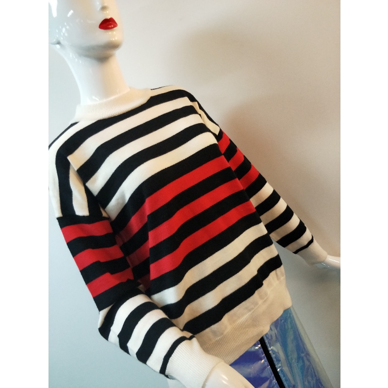 STRIPE SWEATER RLWS0064F