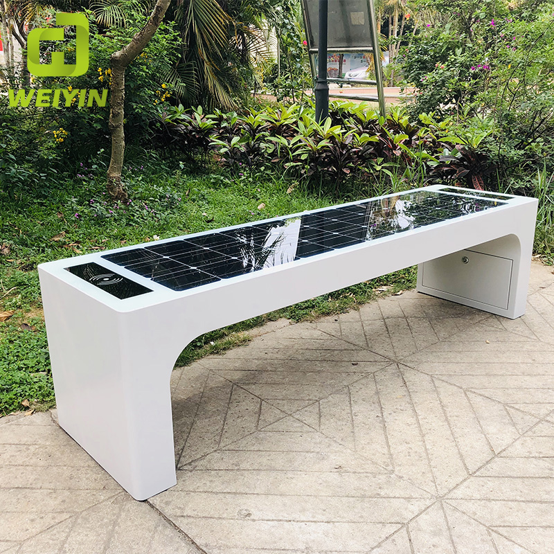 Solar Smart Street Furniture Urbane Sitze für den Außenbereich