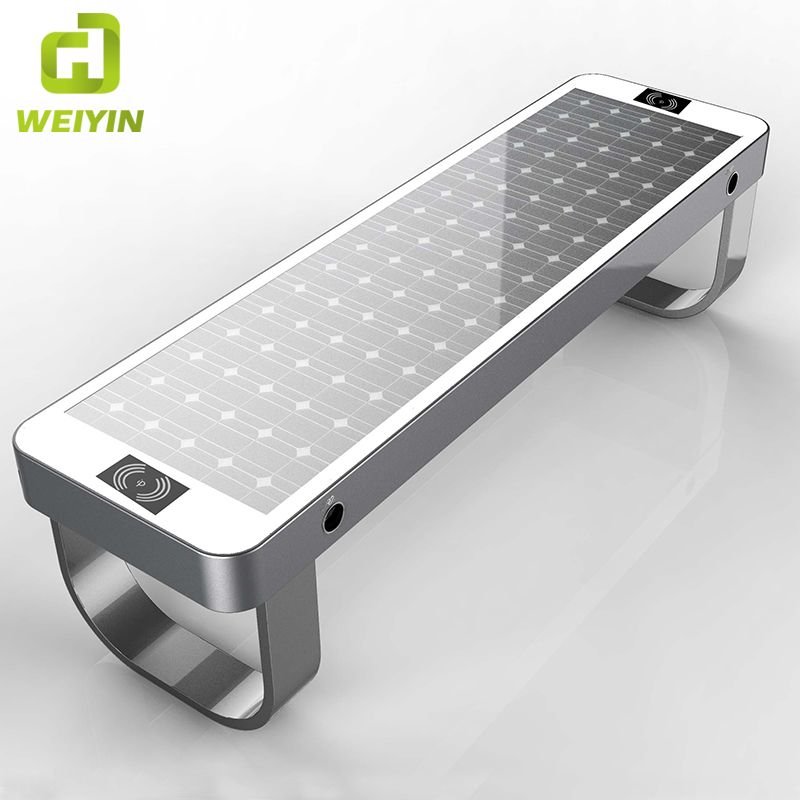 Neueste Art Solar Smart City Möbel Patio Bank zum Aufladen von Handys