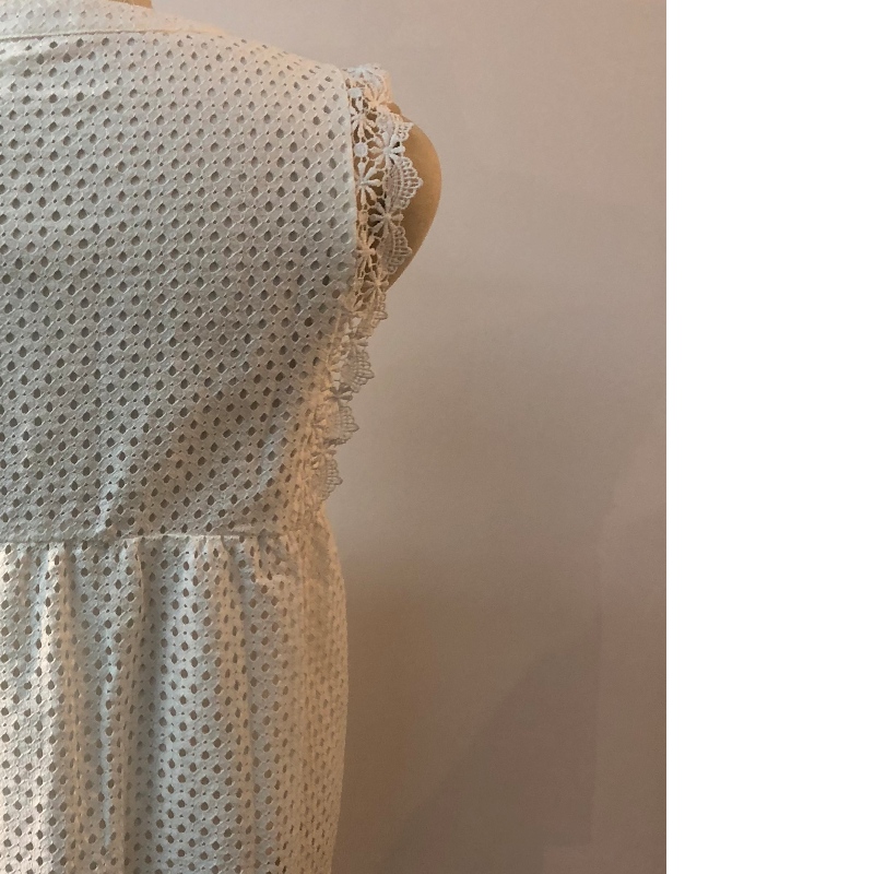 WEISSE PUNKTBLUSE JLWB0010