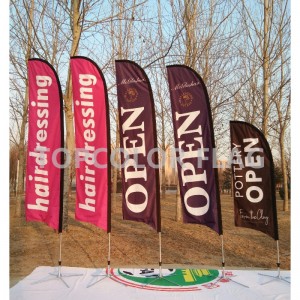 Benutzerdefinierte Print Werbeartikel Feather Flags