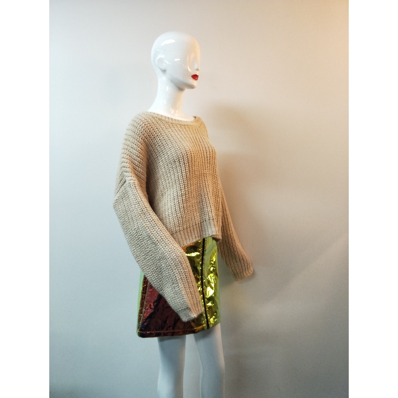 SWEATER RLWS0079F MIT BRAUNEM BOOTSHALS