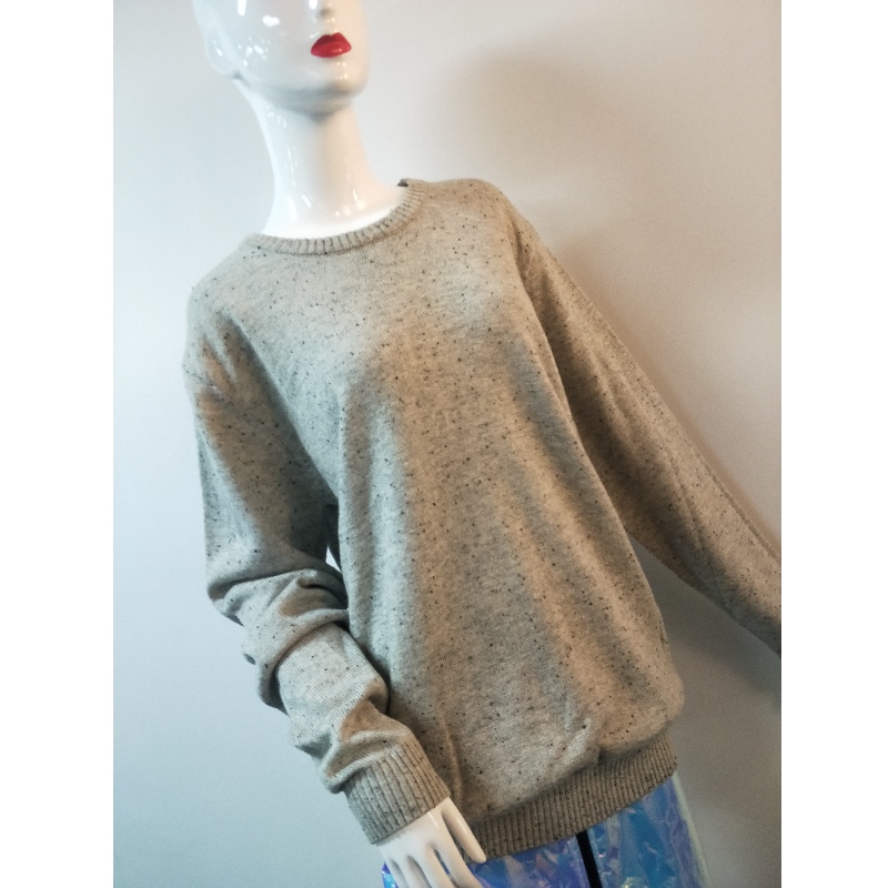 LANGARM-PULLOVER IN GRAU RLWS0089F