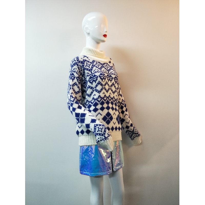 PRÜFEN SIE DEN PRINT LADIES SWEATER RLWS0102F