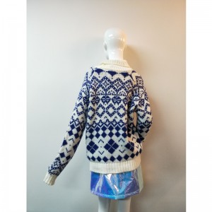 PRÜFEN SIE DEN PRINT LADIES SWEATER RLWS0102F