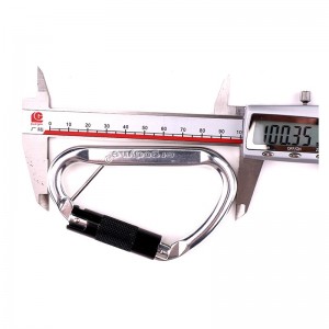 Luftfahrt Aluminium Bergsteigen Schnalle Outdoor Klettern Karabiner Camping Fitness Yoga Hängematte mit Zubehör Aluminiumlegierung Sicherheitshaken