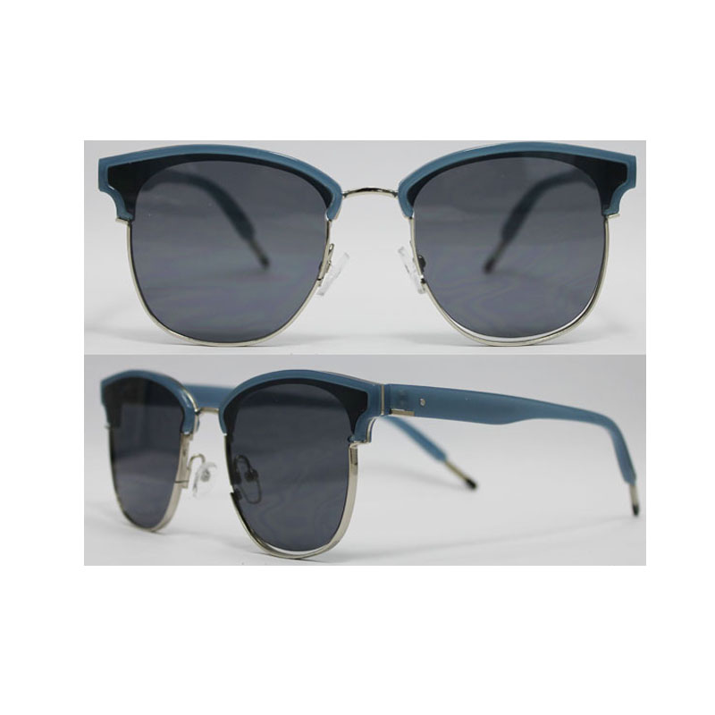 PC-Sonnenbrille für Männer, Kombinationsrahmen, UV 400-Objektiv, OEM-Bestellungen sind willkommen