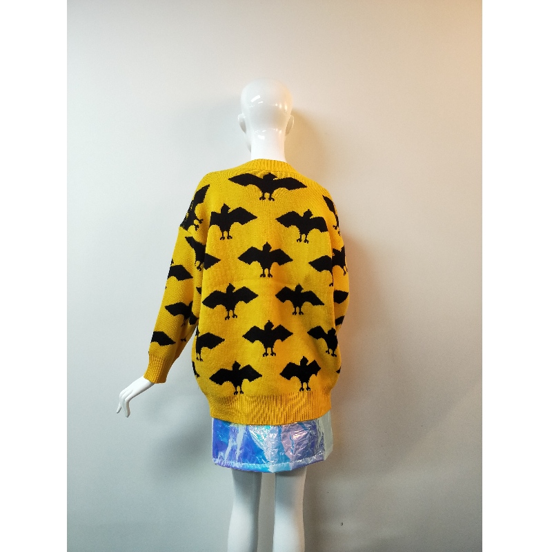 YELLOW PEINT LADIES PULLOVER RLWS0124F