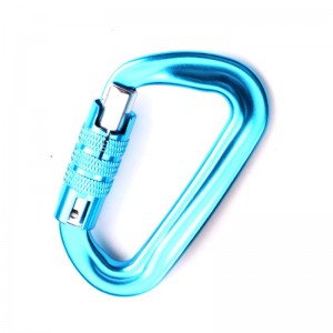 Outdoor Haken Klettern Camping Hauptschloss Karabiner Multifunktions Mutter Bergsteigen Haken Bergsteigen Schnalle Outdoor Speed ​​Drop Ausrüstung Sicherheitsschloss Sondierungsloch D-Typ Schraube Hauptschloss Luftfahrt Aluminiumlegie...