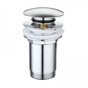 Messing verchromt Click-Clack-Ablaufgarnitur für Waschbecken