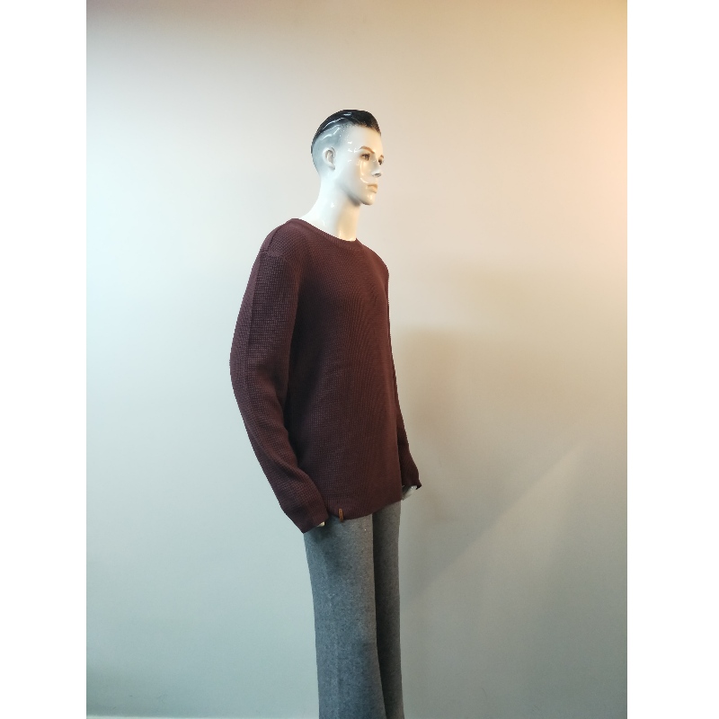 ROTER PULLOVER MIT RUNDHALS RLMS0039F