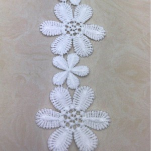 11 # milch silk spitze, polyester / nylon spitze, baumwollspitze