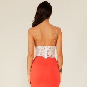 Hochwertige tiefe V Frauen Damen Casual Sexy Chiffon Ruffle Camisole