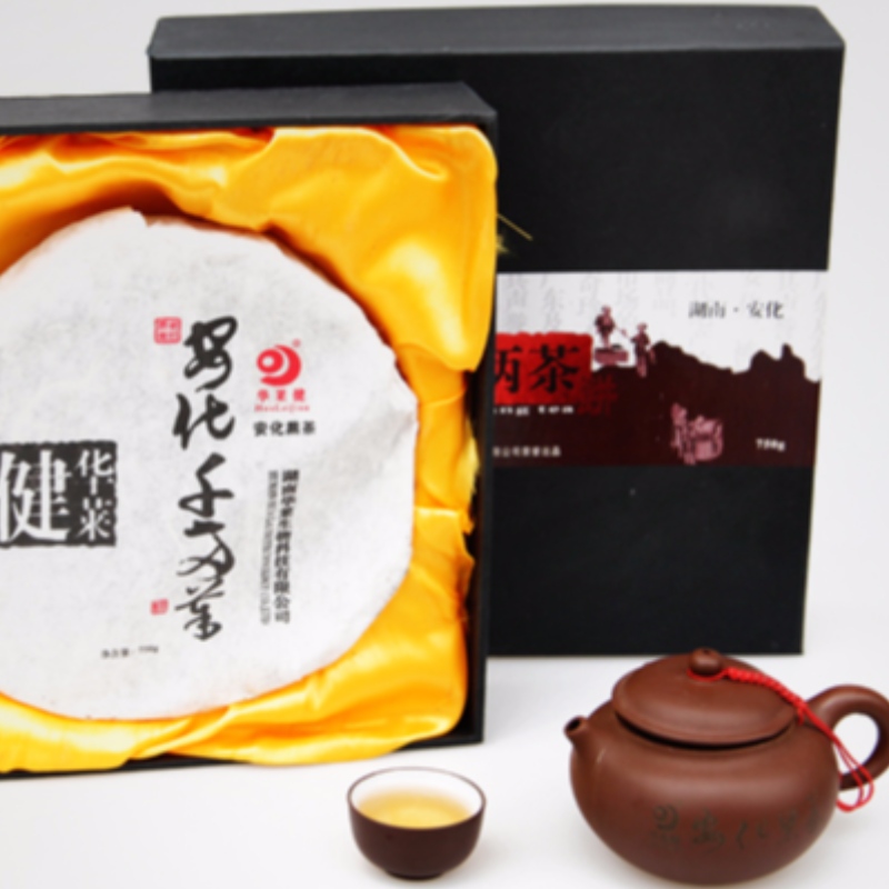 Zweihundert tee kuchen hunan anhua schwarzer tee gesundheits tee