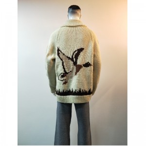 GELB DRUCK SWEATER COAT RLMS0068F