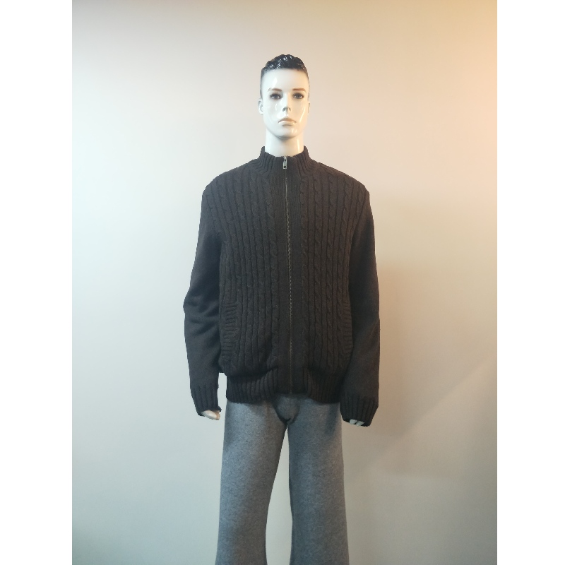 SCHWARZER ZIPPER SWEATER COAT RLMS0072F