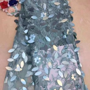 Günstige Pailletten und Perlen Stoff für Asien Kleidung Hochzeitskleid Stoff