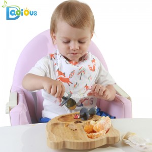 Bestseller Erste Selbsternährung Baby Utensilien Short Kleinkind Löffel Lebensmittelqualität PP Löffel und Gabeln für Baby-Training