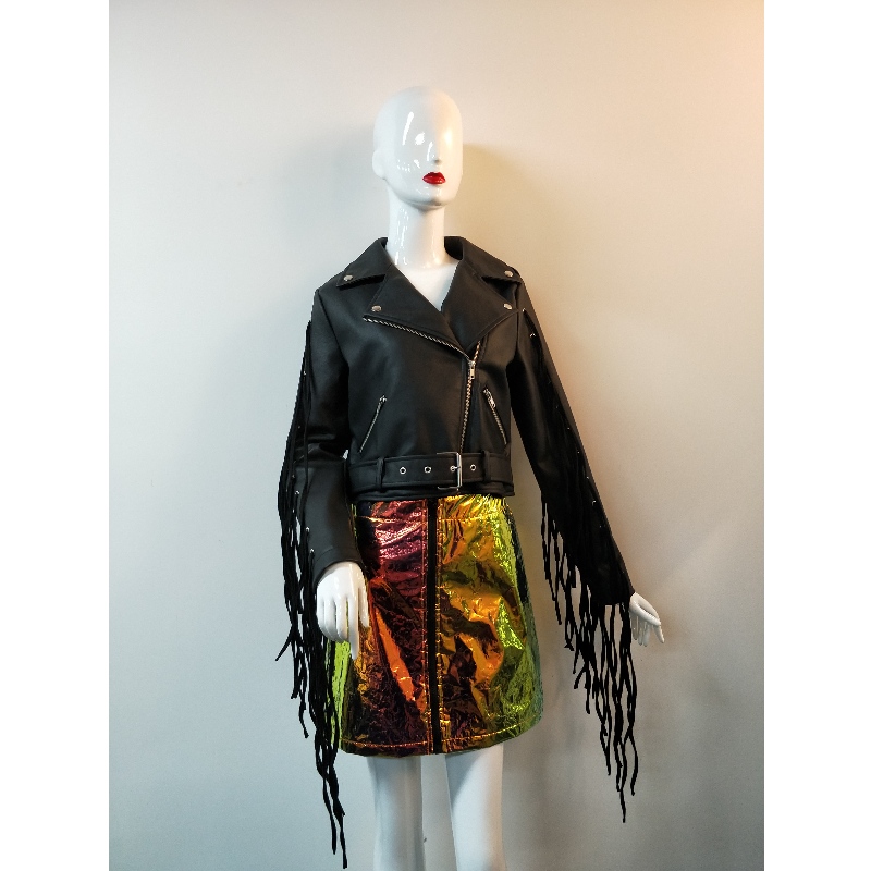 PU-JACKE MIT FRANSEN RLWPJ0001N