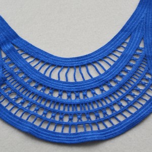 Neue mode polyester spitzenkragen ausschnitt design für badebekleidung