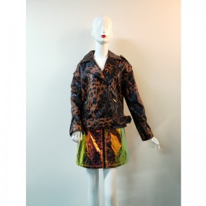 BRAUN BLACK-DOTS PU-JACKE RLWPJ0007N