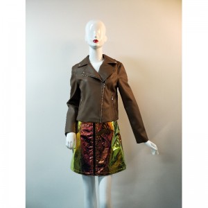 BRAUN PU BIKERJACKE RLWPJ0016N