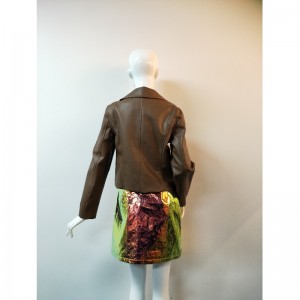 BRAUN PU BIKERJACKE RLWPJ0016N