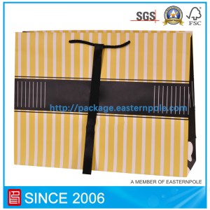 Luxus Lily Pink Papiertüte mit Bandverschluss