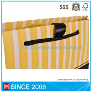 Luxus Lily Pink Papiertüte mit Bandverschluss