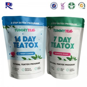 Bedruckte und laminierte Standbeutel mit wiederverschließbarem Reißverschluss oder Reißverschluss