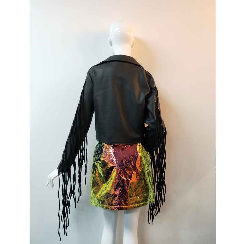 PU-JACKE MIT FRANSEN RLWPJ0001N