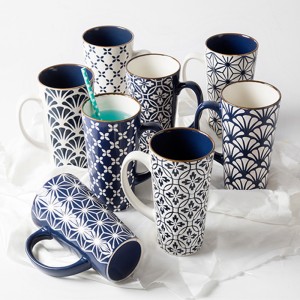 Großhandel benutzerdefinierte Aufkleber Keramik Becher für Werbegeschenk