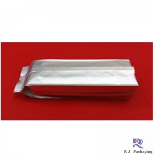 Einfache Silber - und Seitengußbeutel mit Ventil für Kaffee