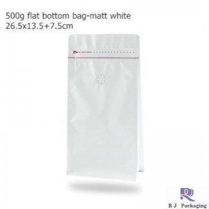 Quad -Dichtung flacher Bottom -Beutel mit Reißverschluss für Heimtiere oder andere Lebensmittel