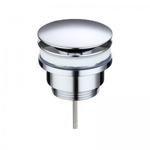 Öffentlicher Chrom -Überlauf -Abflussabfälle in der Spüle