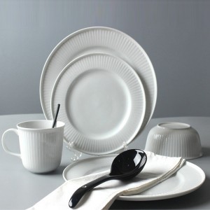 Restaurant dinnerware Fein Porzellan Abendessen Set