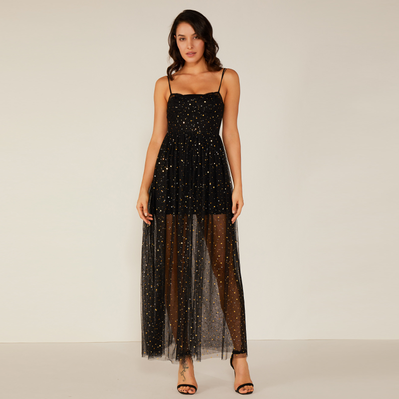 Maßgeschneiderte hochwertige Frauen Party Design Kleid Abend Sequin lange Kleid