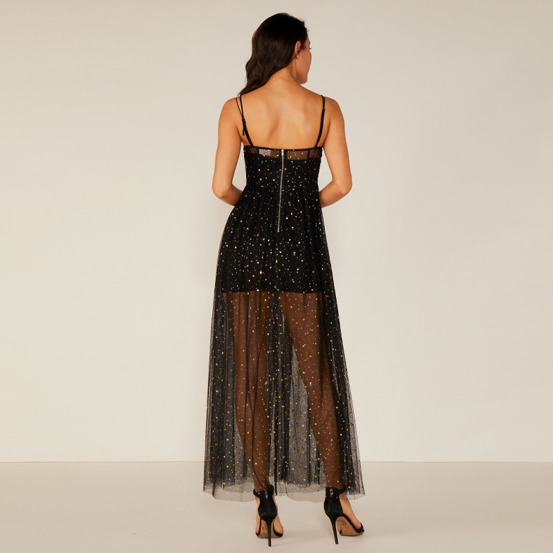 Maßgeschneiderte hochwertige Frauen Party Design Kleid Abend Sequin lange Kleid