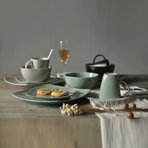 Keramik Stoneware Dolomit Dinner Geschirr Sets