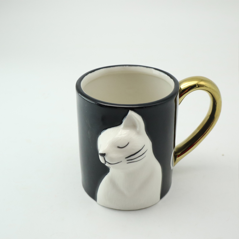 Kundengebundene Becher-Wal-Kaffeetasse der Keramik-3D für Getränk-Tiercup-Feriengeschenke