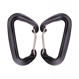 Outdoor Haken Klettern Camping Hauptschloss Karabiner Multifunktions Karabiner Karabiner Outdoor Quick Catch Quick Fall Ausrüstung Sicherheitsschloss Sondierungsloch D-Form Stahldraht Schnalle Hauptschloss Luftfahrt Aluminiumlegierung