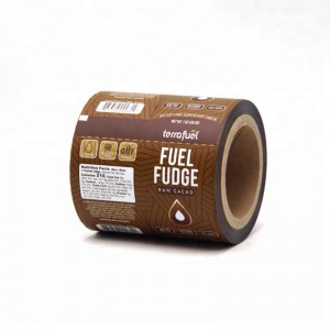Kundenspezifische metallisierte lebensmittelverpackung kunststoff laminieren verpackung rollfolie