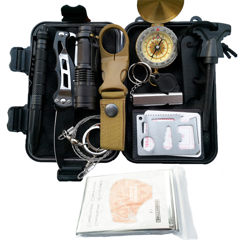 Survival-Kit für Outdoor-Ausrüstung Survival-Kit für multifunktionale Erste-Hilfe-Ausrüstung für den Einsatz in Notfällen