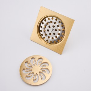 Nickelbronze automatische Siphonbodenablauffalle