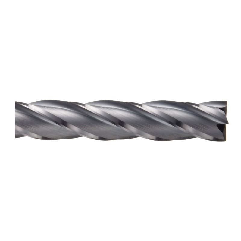 Hartmetall-Vierkantfräser, TiAlN-Finish, Schruppen und Schlichten, 30-Grad-Wendel, 4 Nuten, 2,5 