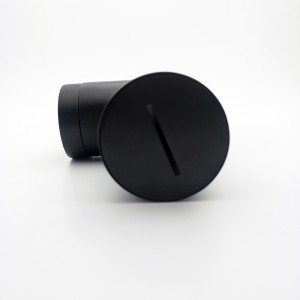 Siphon-Klempnerfalle aus Messing, schwarz