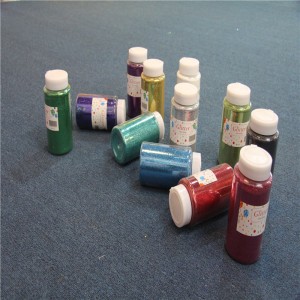 Ausgezeichnete irisierende Glitter Pulver hexagonal geformten Großhandel