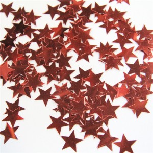 Ausgefallene Glitzerfolie aus Polyester-Glitzer-Konfetti